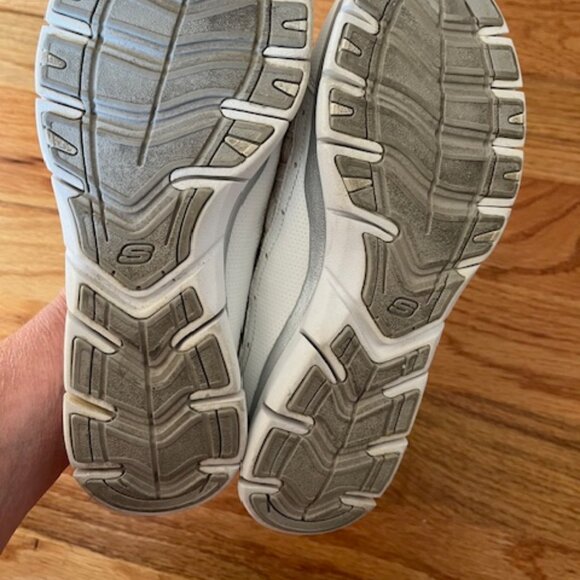 SKECHERS | White Sneakers for Women Size 6.5 - Picture 7 of 9